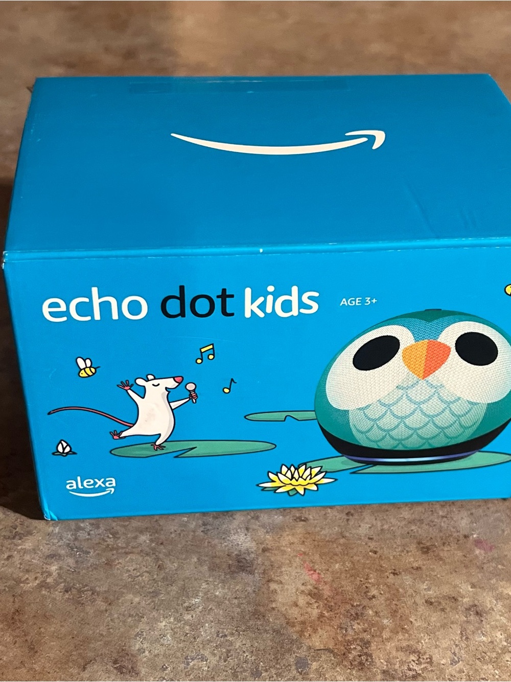 Amazon Echo Dot Kids Owl Design - Teal Blue